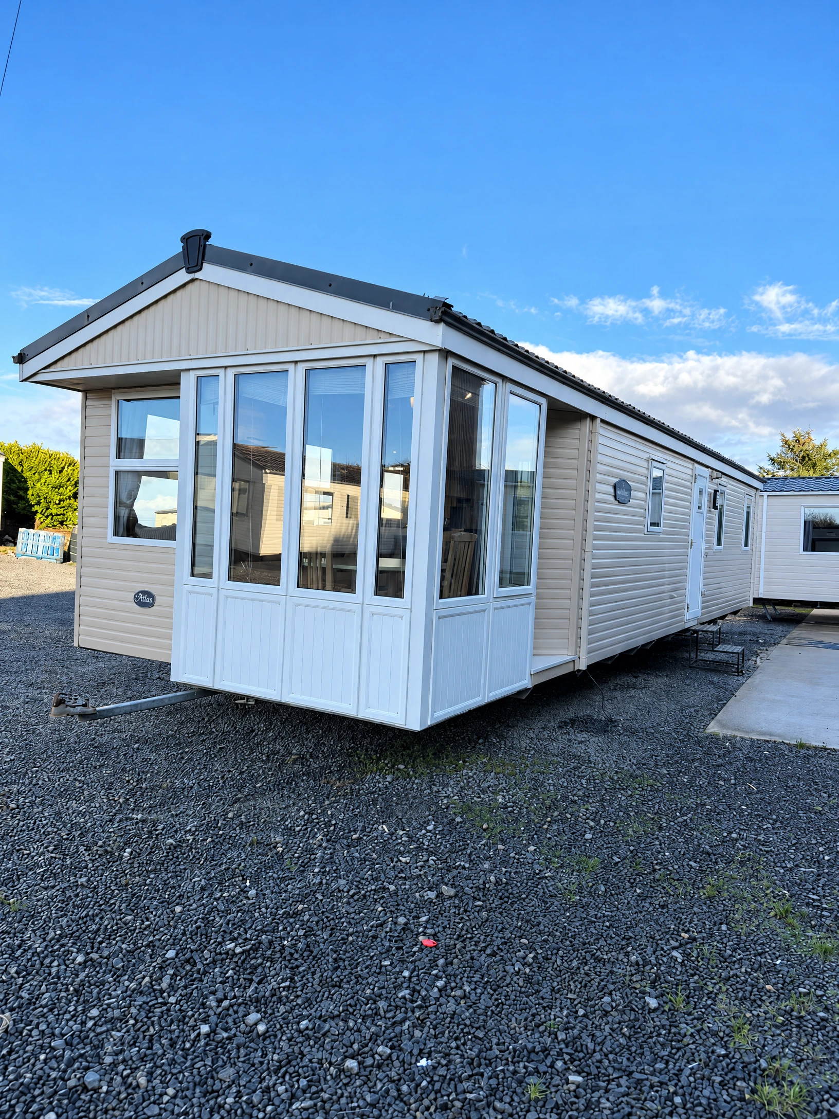 Atlas Mayfair Super static caravan exterior